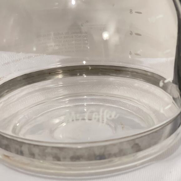 Mr Coffee Glass Coffee Pot Replacement Carafe 12-Cup Model SK12 SK13 EHX23 - Picture 2 of 8
